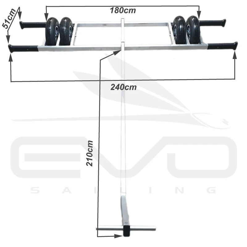 Chariot De Mise à L'eau Hobie Cat 16 4 Chariot De Mise à L'eau Hobie Cat 16 – Image 2