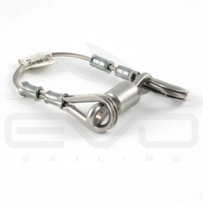 Estrope Cable + émerillon Hobie Cat 16 3 Estrope Cable + émerillon Hobie Cat 16