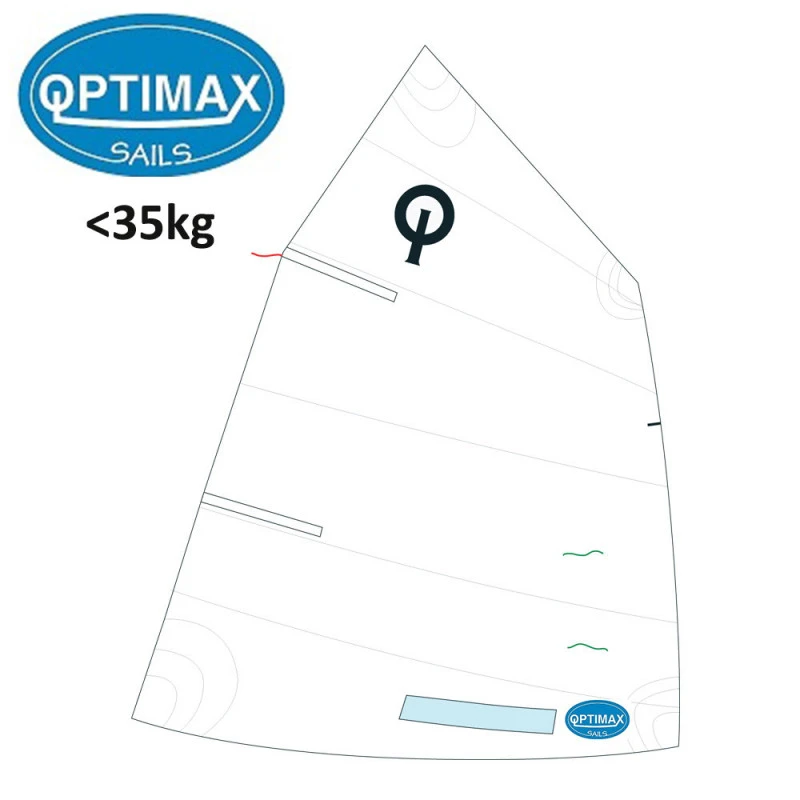 Voile Optimist Régate Optimax CERO -35KG 3 Voile Optimist Régate Optimax CERO -35KG